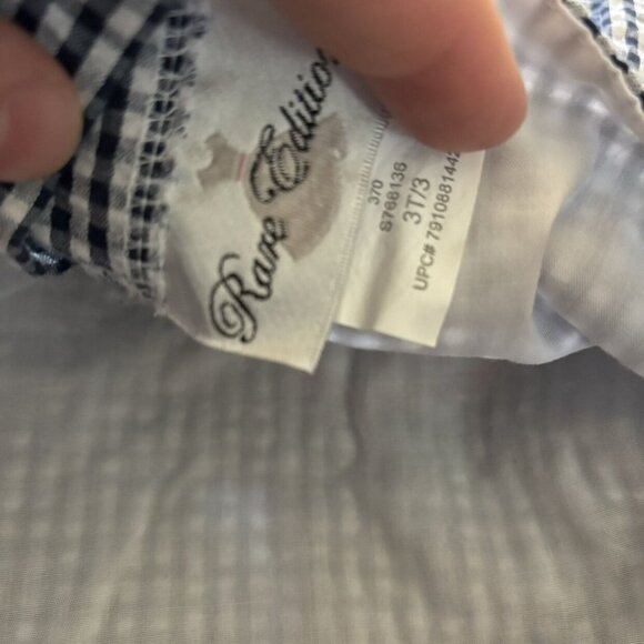 Rare Editions Gingham Ladybug Dress Size 3T - Picture 3 of 5